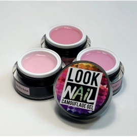 Looknail, Камуфлирующий гель Vanilla Rose 15мл